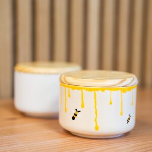 Pot avec couvercle en bois PETIT