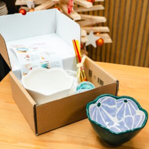 COFFRET TOUT PRÊT : Bol fleur